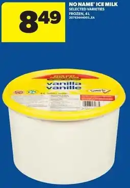Real Canadian Superstore No name ice milk offer