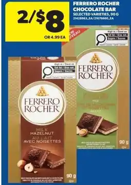 Real Canadian Superstore Ferrero rocher chocolate bar offer