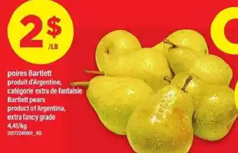 Maxi Poires Bartlett offer