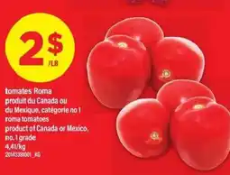 Maxi Tomates Roma offer