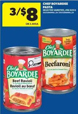Real Canadian Superstore Chef boyardee pasta offer
