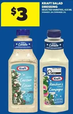 Real Canadian Superstore Kraft salad dressing offer