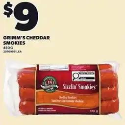 Loblaws Grimm's cheddar smokies offer