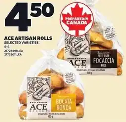 Loblaws Ace artisan rolls offer