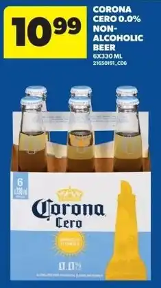 Real Canadian Superstore Corona cero 0.0% non- alcoholic beer offer