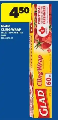 Real Canadian Superstore Glad cling wrap offer