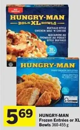 Co-op HUNGRY-MAN Frozen Entrées or XL Bowls offer