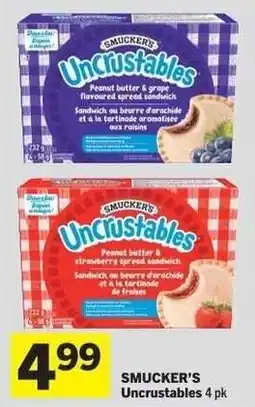 Co-op SMUCKER'S Uncrustables offer