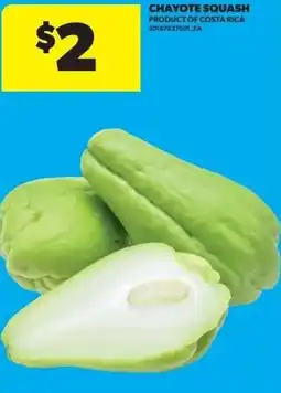 Real Canadian Superstore Chayote squash offer