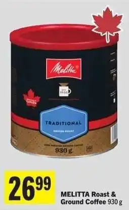 Co-op Melitta Roast & Ground Coffee offer