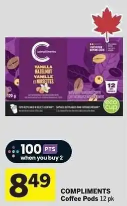 Co-op COMPLIMENTS Coffee Pods offer