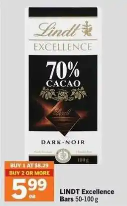 Co-op LINDT Excellence Bars offer