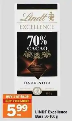 Co-op Lindt Excellence Bars offer