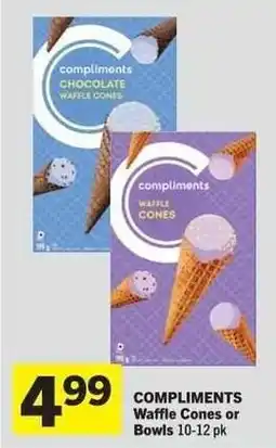Co-op COMPLIMENTS Waffle Cones or Bowls offer