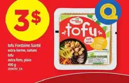 Maxi Tofu Fontaine Santé extra-ferme, nature tofu offer