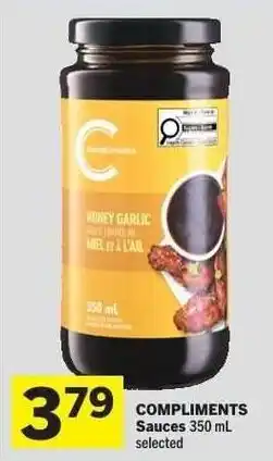 Co-op COMPLIMENTS Sauces offer