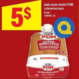 Maxi Pain sous-marin POM submarine buns offer