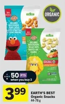 Co-op EARTH'S BEST Organic Snacks offer