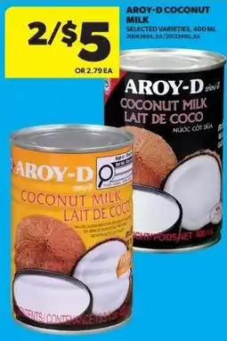 Real Canadian Superstore Aroy-d coconut milk offer