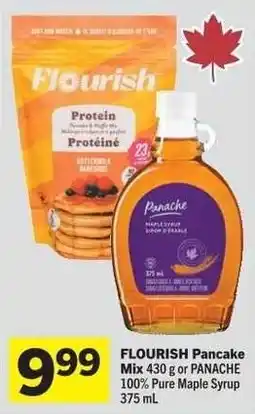 Co-op Flourish Pancake Mix or Panache 100% Pure Maple Syrup offer