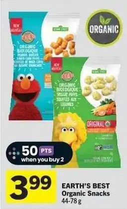 Co-op Earth's Best Organic Snacks offer