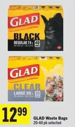 Co-op GLAD Waste Bags offer