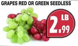 Al-Quds Supermarket Grapes red or green seedless offer