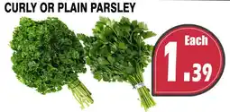 Al-Quds Supermarket Curly or plain parsley offer
