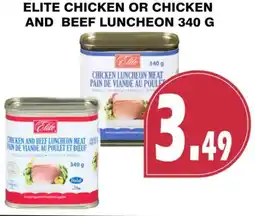 Al-Quds Supermarket Elite chicken or chicken and beef luncheon offer
