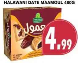 Al-Quds Supermarket Halawani date maamoul offer