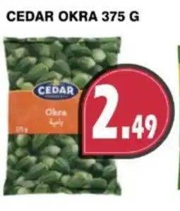 Al-Quds Supermarket Cedar okra offer