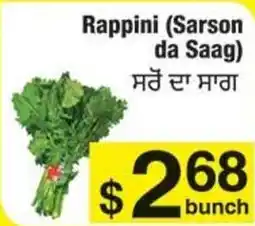 Fruiticana Rappini (Sarson da Saag) offer