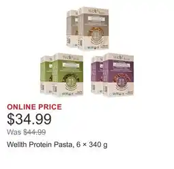 Costco Wellth Protein Pasta, 6 × offer