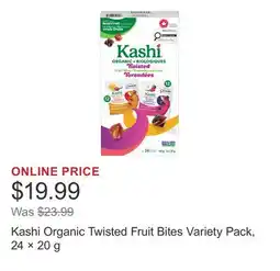 Costco Kashi Organic Twisted Fruit Bites Variety Pack, 24 × offer
