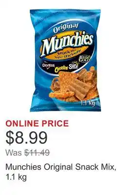 Costco Munchies Original Snack Mix offer