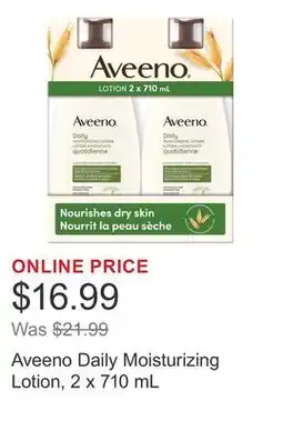 Costco Aveeno Daily Moisturizing Lotion offer
