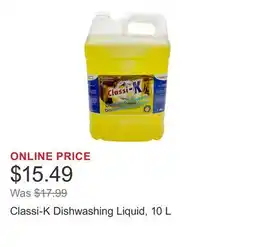Costco Classi-K Dishwashing Liquid offer