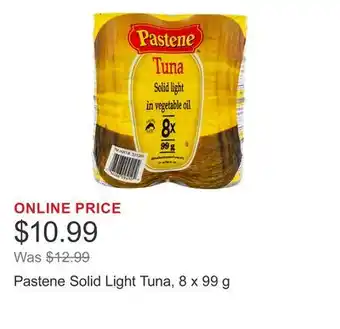 Costco Pastene Solid Light Tuna offer