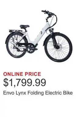 Costco Envo Lynx Folding Electric Bike offer