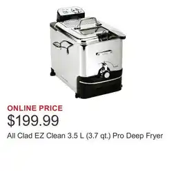 Costco All Clad EZ Clean 3.5 L (3.7 qt.) Pro Deep Fryer offer