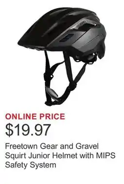 Costco Freetown Gear and Gravel Squirt Junior Helmet with MIPS Safety System offer