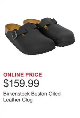 Costco Birkenstock Boston Oiled Leather Clog offer