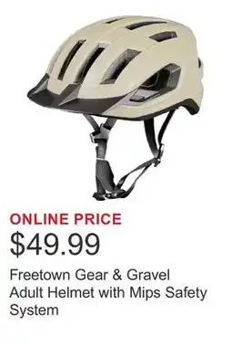 Costco Freetown Gear & Gravel Adult Helmet with Mips Safety System offer