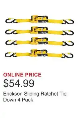 Costco Erickson Sliding Ratchet Tie Down offer