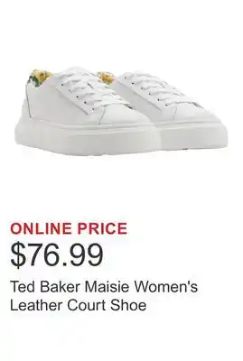 Costco Ted Baker Maisie Women's Leather Court Shoe offer