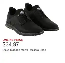 Costco Steve Madden Men's Reckaro Shoe offer