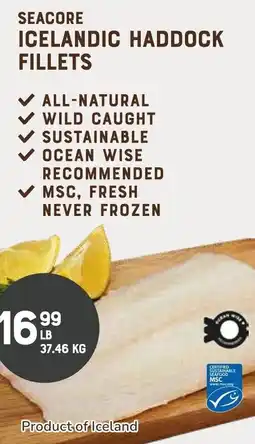 The Sweet Potato Seacore icelandic haddock fillets offer