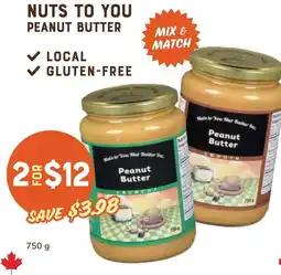 The Sweet Potato Nuts to you peanut butter offer