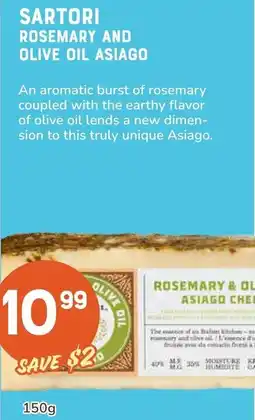 The Sweet Potato Sartori rosemary and olive oil asiago offer