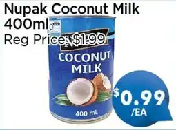 Blue Sky Supermarket Nupak Coconut Milk offer